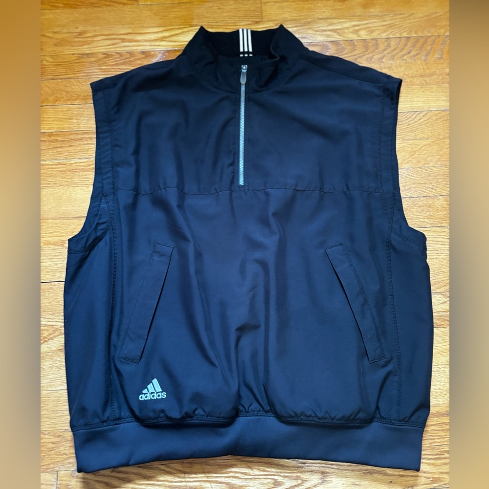 Vintage 2002 Adidas CLIMASHELL Golf Pullover w/Zippered Pockets - Picture 2 of 13